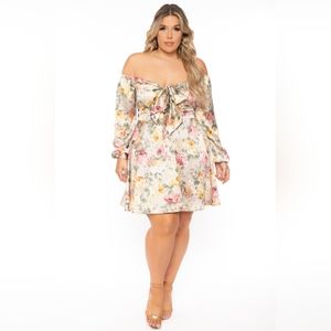 NEW NWOT CurvySense Plus Size Evianna Dress -Gold Size 4XL